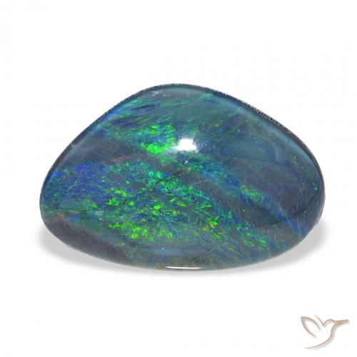 6.55ct Natural Multicolor Triplete de ópalo, Elegante, Opaco