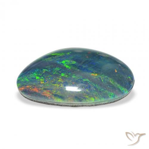 Triplete de ópalo Multicolor natural de 6.55 ct, Elegante, Opaco