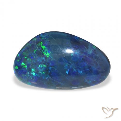 6.14ct Natural Multicolor Triplete de ópalo, Elegante, Opaco