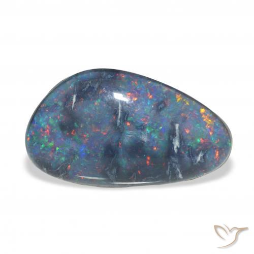 9.21ct Multicolor Triplete de ópalo, Elegante, Opaco