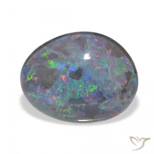 8.78ct Multicolor Triplete de ópalo, Elegante, Opaco
