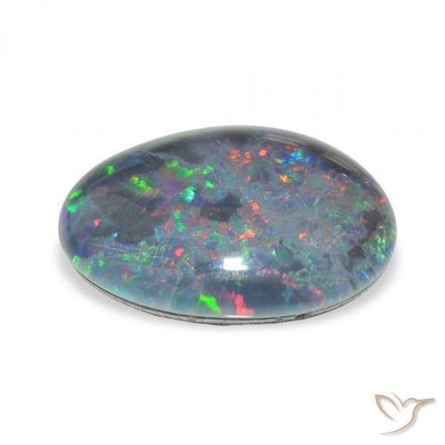 Triplete de ópalo Multicolor natural de 8.78 ct, Elegante, Opaco