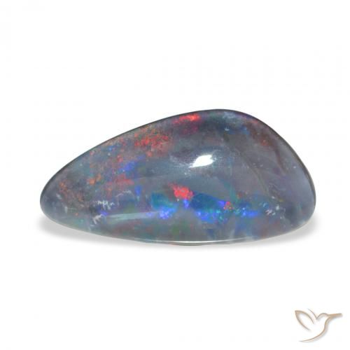 4.15ct Multicolor Triplete de ópalo, Elegante, Opaco