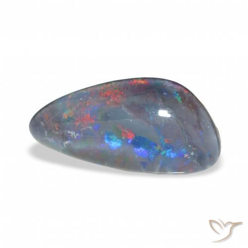 Triplete de ópalo Multicolor natural de 4.15 ct, Elegante, Opaco