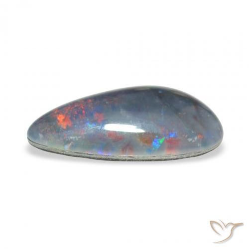 Triplete de ópalo Multicolor natural de 4.15 ct, Elegante, Opaco