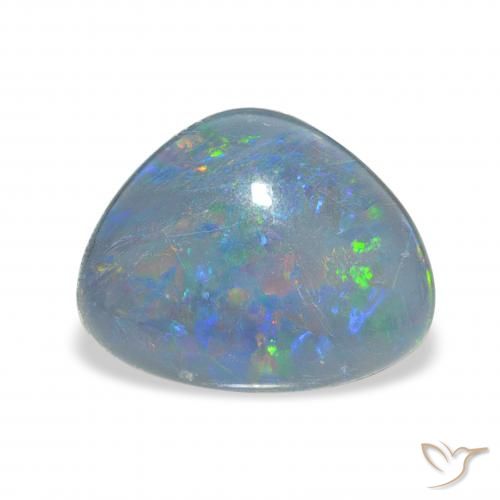 3.87ct Multicolor Triplete de ópalo, Elegante, Opaco