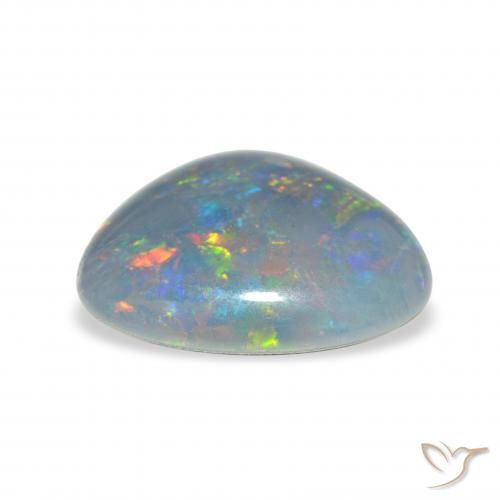 Triplete de ópalo Multicolor natural de 3.87 ct, Elegante, Opaco