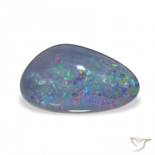 3.07ct Multicolor Triplete de ópalo, Elegante, Opaco