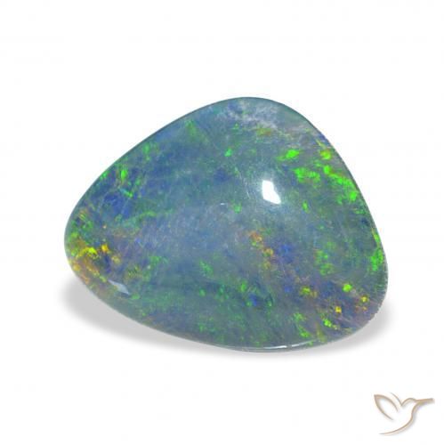 Triplete de ópalo Multicolor natural de 4.24 ct, Elegante, Opaco