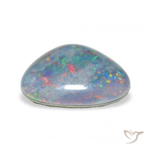 Triplete de ópalo Multicolor natural de 4.14 ct, Elegante, Opaco