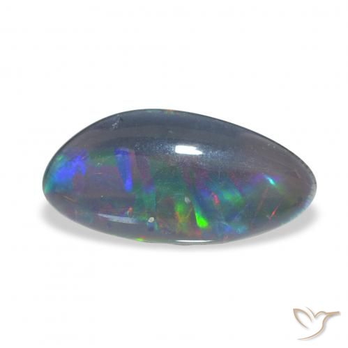 3.10ct Multicolor Triplete de ópalo, Elegante, Opaco