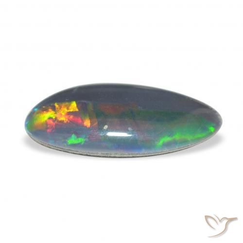 Triplete de ópalo Multicolor natural de 3.10 ct, Elegante, Opaco