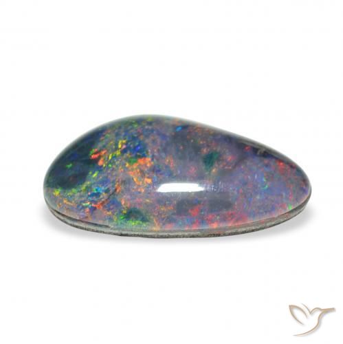 Triplete de ópalo Multicolor natural de 3.73 ct, Elegante, Opaco