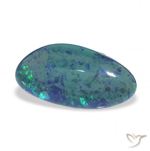 Triplete de ópalo Multicolor natural de 3.16 ct, Elegante, Opaco