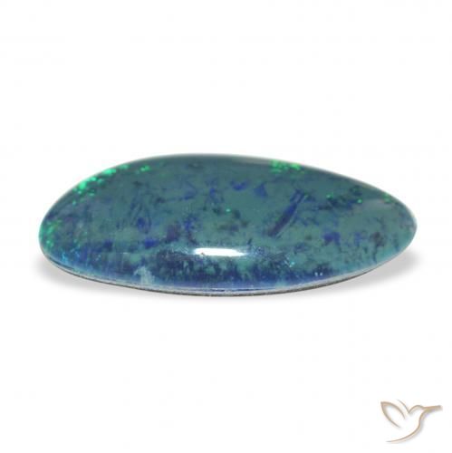 Triplete de ópalo Multicolor natural de 3.16 ct, Elegante, Opaco