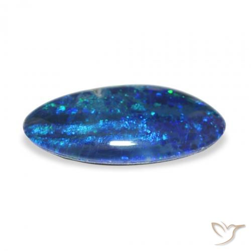 Triplete de ópalo Multicolor natural de 4.47 ct, Elegante, Opaco