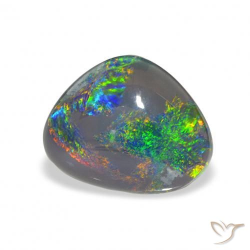 Triplete de ópalo Multicolor natural de 4.00 ct, Elegante, Opaco