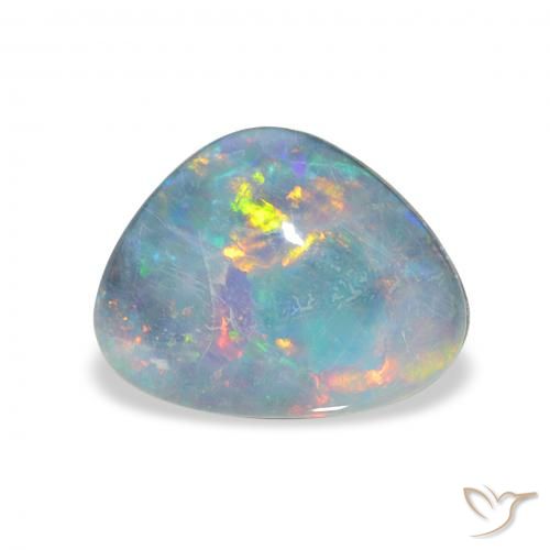 4.46ct Multicolor Triplete de ópalo, Elegante, Opaco