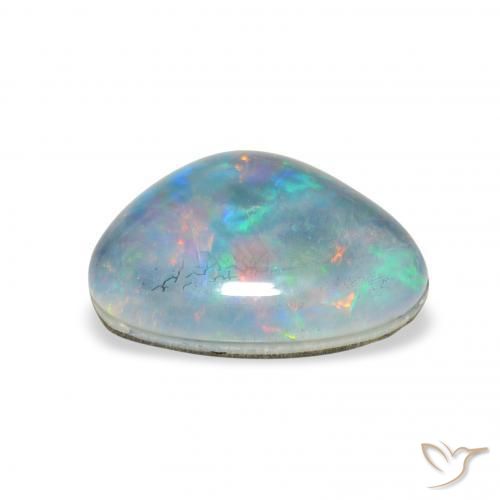 Triplete de ópalo Multicolor natural de 4.46 ct, Elegante, Opaco