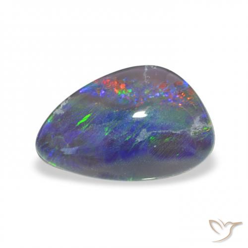 2.19ct Multicolor Triplete de ópalo, Elegante, Opaco