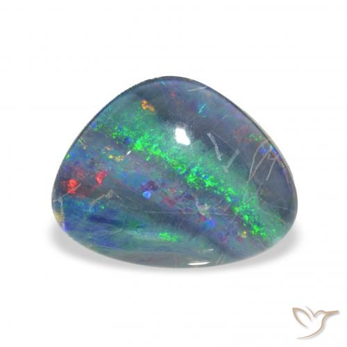 3.81ct Multicolor Triplete de ópalo, Elegante, Opaco