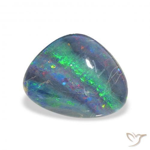 Triplete de ópalo Multicolor natural de 3.81 ct, Elegante, Opaco