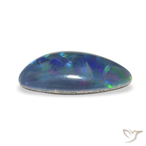 Triplete de ópalo Multicolor natural de 1.89 ct, Elegante, Opaco