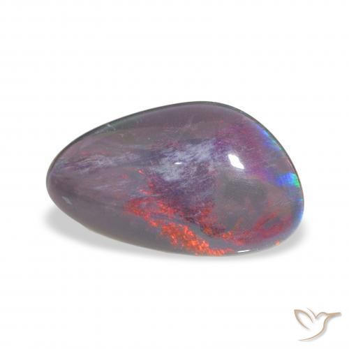 Triplete de ópalo Multicolor natural de 3.21 ct, Elegante, Opaco