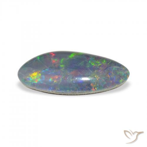 Triplete de ópalo Multicolor natural de 3.28 ct, Elegante, Opaco
