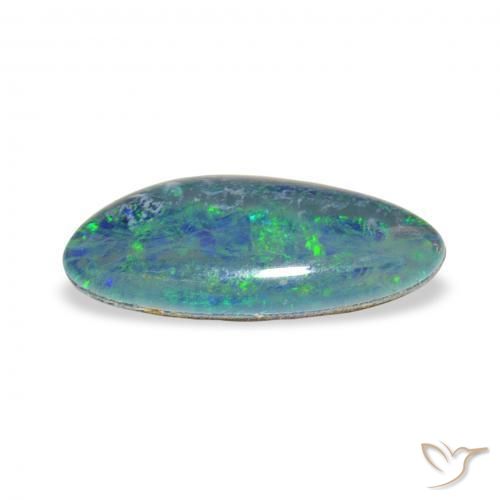 Triplete de ópalo Multicolor natural de 2.38 ct, Elegante, Opaco