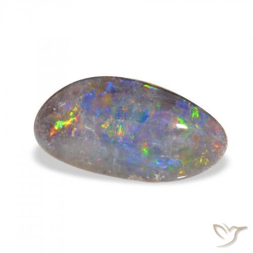 Triplete de ópalo Multicolor natural de 3.72 ct, Elegante, Opaco