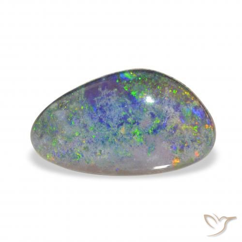 Triplete de ópalo Multicolor natural de 3.81 ct, Elegante, Opaco