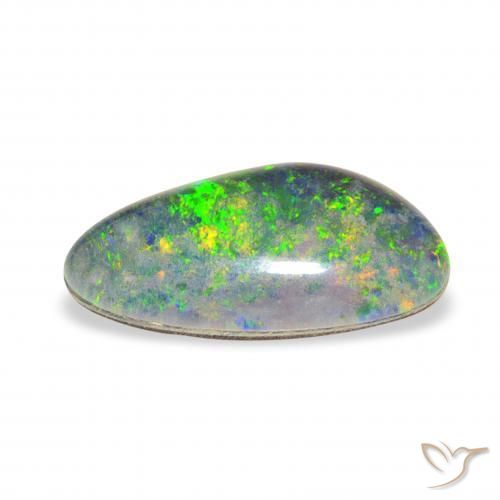 Triplete de ópalo Multicolor natural de 3.81 ct, Elegante, Opaco