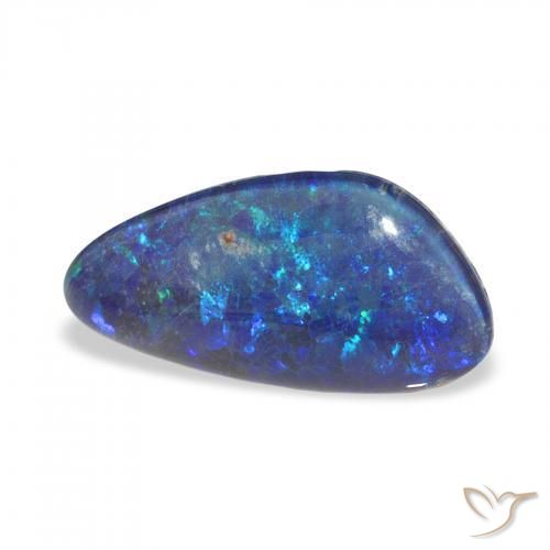 Triplete de ópalo Multicolor natural de 3.90 ct, Elegante, Opaco