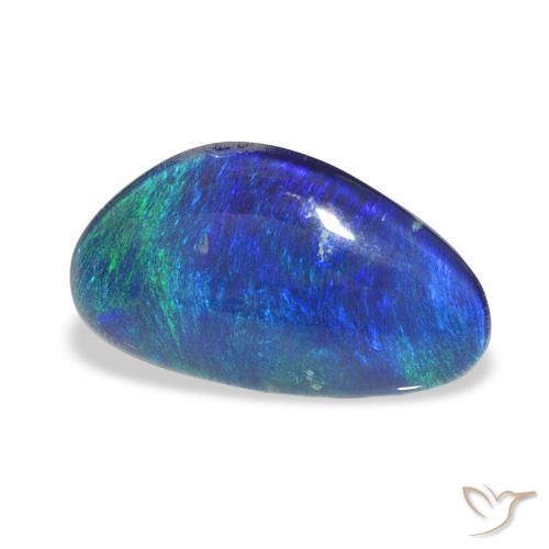 Triplete de ópalo Multicolor natural de 4.43 ct, Elegante, Opaco