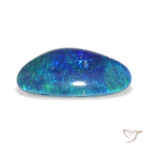Triplete de ópalo Multicolor natural de 4.43 ct, Elegante, Opaco