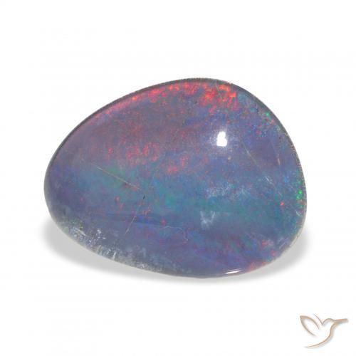Triplete de ópalo Multicolor natural de 6.65 ct, Elegante, Opaco