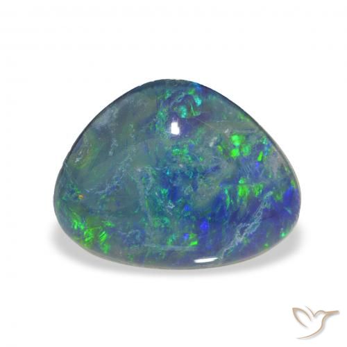 4.05ct Multicolor Triplete de ópalo, Elegante, Opaco