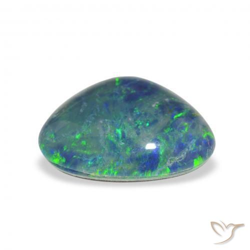 Triplete de ópalo Multicolor natural de 4.05 ct, Elegante, Opaco