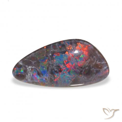 4.04ct Multicolor Triplete de ópalo, Elegante, Opaco