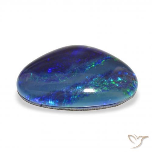 Triplete de ópalo Multicolor natural de 7.24 ct, Elegante, Opaco