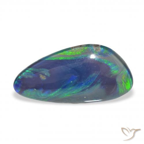 Triplete de ópalo Multicolor natural de 3.63 ct, Elegante, Opaco