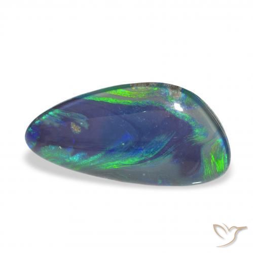 Triplete de ópalo Multicolor natural de 3.63 ct, Elegante, Opaco