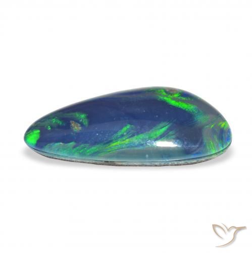 Triplete de ópalo Multicolor natural de 3.63 ct, Elegante, Opaco