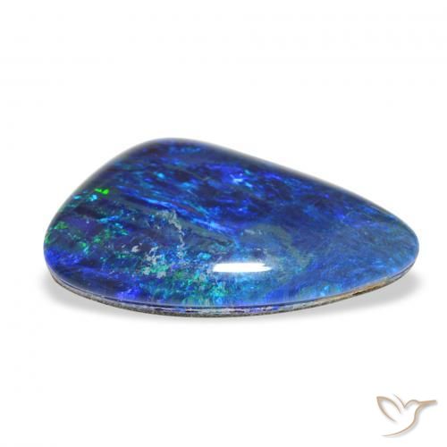 Triplete de ópalo Multicolor natural de 5.49 ct, Elegante, Opaco