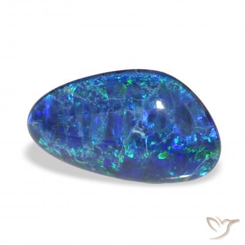 Triplete de ópalo Multicolor natural de 3.67 ct, Elegante, Opaco
