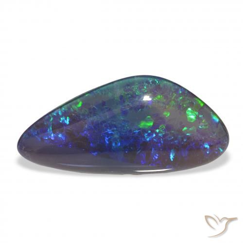 7.68ct Multicolor Triplete de ópalo, Elegante, Opaco