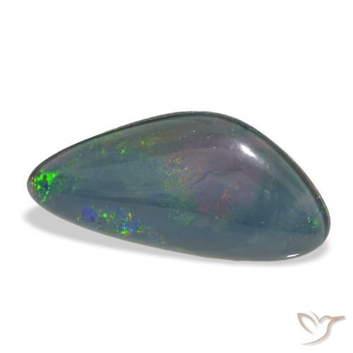 Triplete de ópalo Multicolor natural de 7.38 ct, Elegante, Opaco