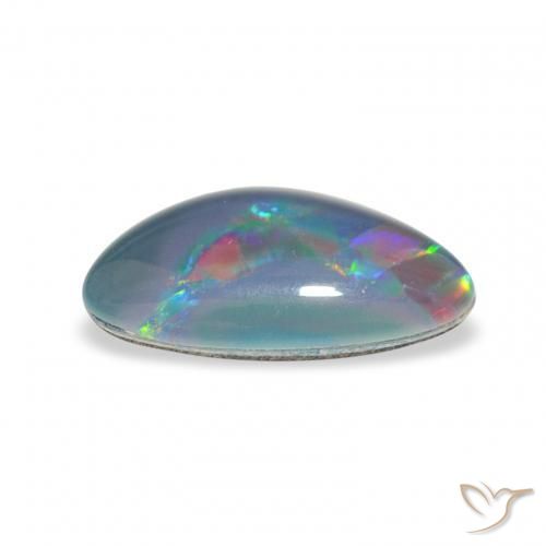 Triplete de ópalo Multicolor natural de 2.07 ct, Elegante, Opaco