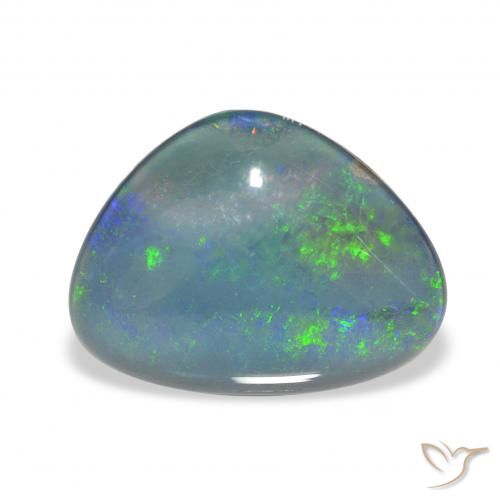 3.99ct Multicolor Triplete de ópalo, Elegante, Opaco